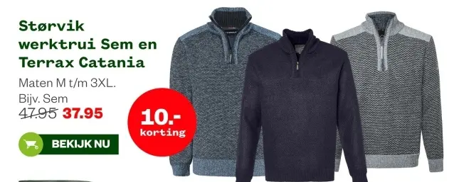 Aanbieding: Werktrui Sem en Terrax Catania