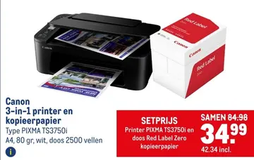 Aanbieding: 3-in-1 printer en kopieerpapier