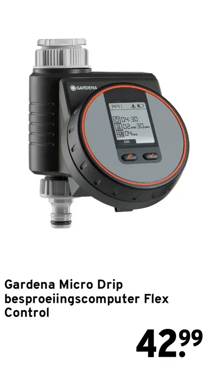 Aanbieding: Micro Drip besproeiingscomputer Flex Control