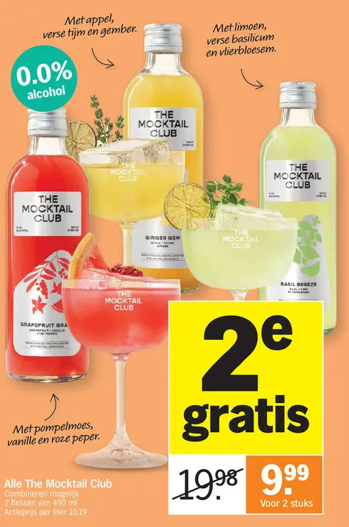 Promotie: Alle The Mocktail Club