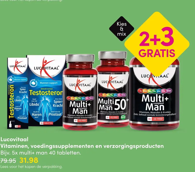 Aanbieding: Lucovitaal Vitaminen, voedingssupplementen en verzorgingsproducten