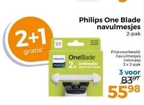 Aanbieding: Philips One Blade navulmesjes