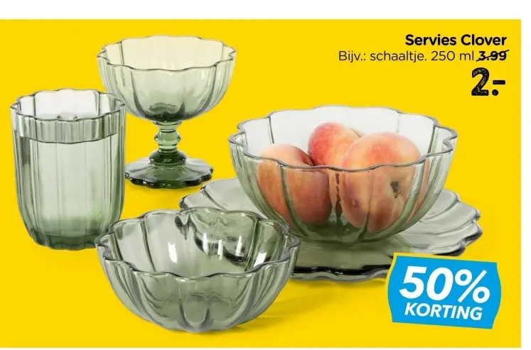 Aanbieding: Servies Clover