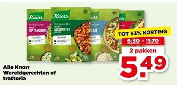 Aanbieding: Alle Knorr Wereldgerechten of trattoria
