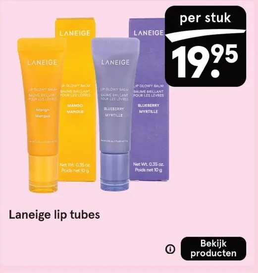 Aanbieding: Laneige lip tubes