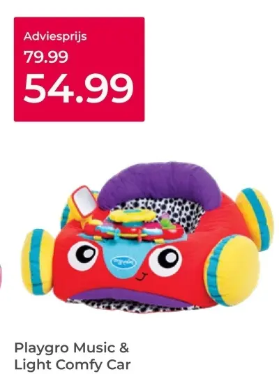Aanbieding: Playgro Music & Light Comfy Car