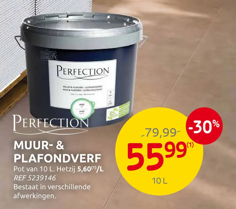Promotie: Muur- & plafondverf