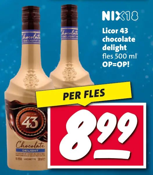 Aanbieding: Licor 43 chocolate delight