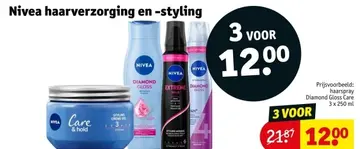 Aanbieding: Nivea haarverzorging en -styling