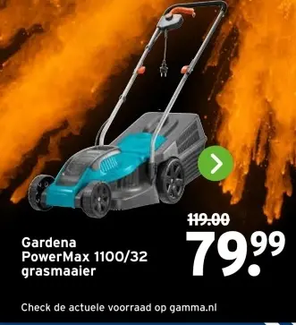 Aanbieding: PowerMax 1100/32 grasmaaier
