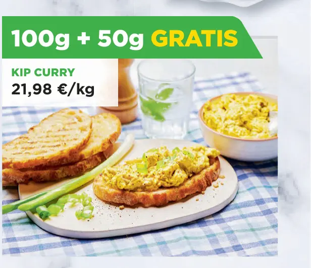 Promotie: Kip curry