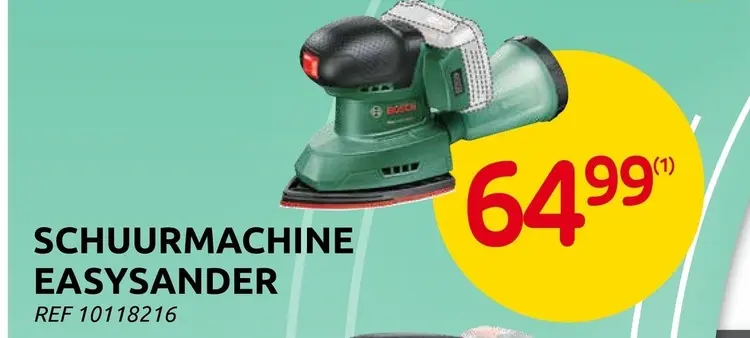 Promotie: Schuurmachine easysander