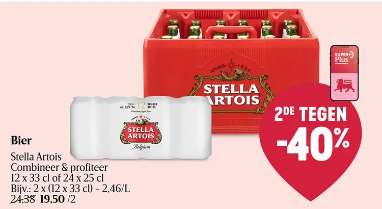 Promotie: Bier Stella Artois