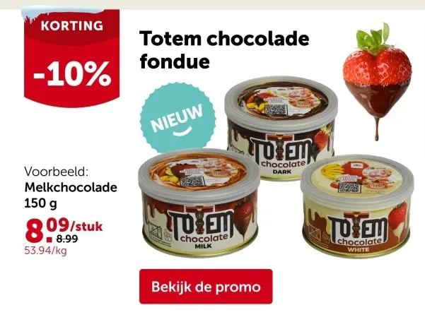 Promotie: chocolade fondue
