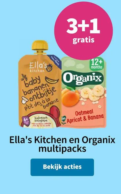 Aanbieding: Ella's Kitchen en Organix multipacks