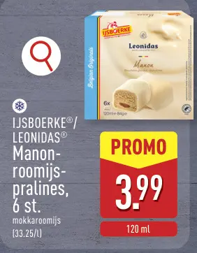 Promotie: Manon-roomijs-pralines