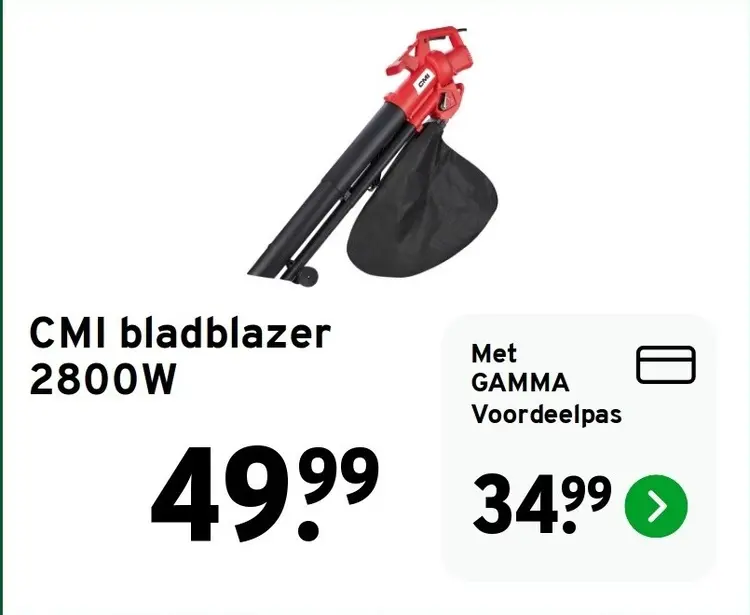 Aanbieding: CMI Bladblazer 2800W