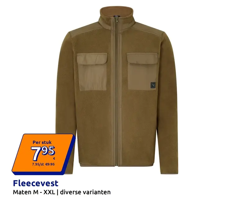 Promotie: Fleecevest