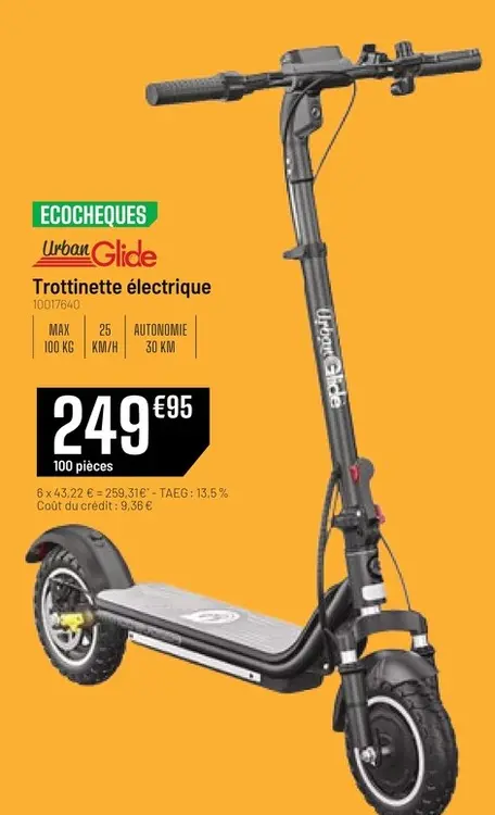 Offre: Trottinette électrique
