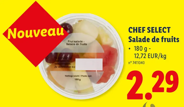 Offre: Salade de fruits