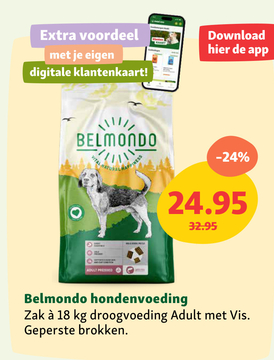 Aanbieding: Belmondo hondenvoeding