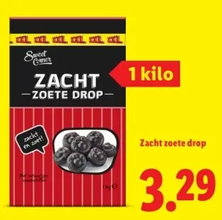 Aanbieding: Zacht zoete drop