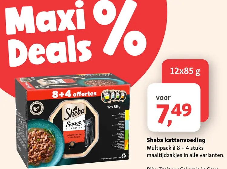 Aanbieding: Sheba kattenvoeding