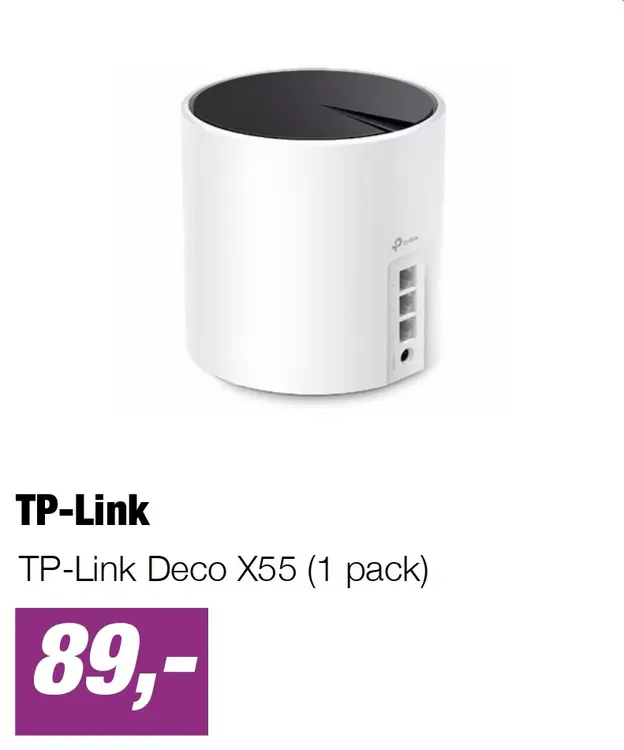 Aanbieding: TP-Link Deco X55 (1 pack)