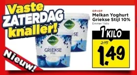 Aanbieding: Yoghurt Griekse Stijl 10%