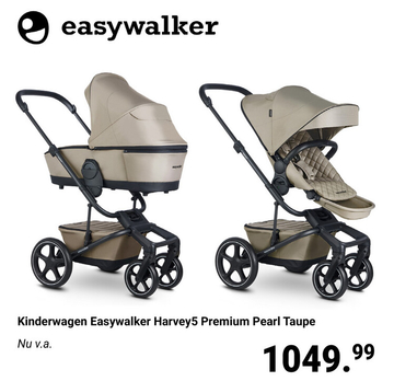 Aanbieding: Kinderwagen Easywalker Harvey5 Premium Pearl Taupe