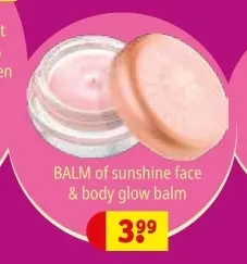 Offre: BALM of sunshine face & body glow balm