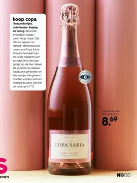 Aanbieding: Copa sabia cava brut rosé