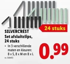 Promotie: Set afsluitclips