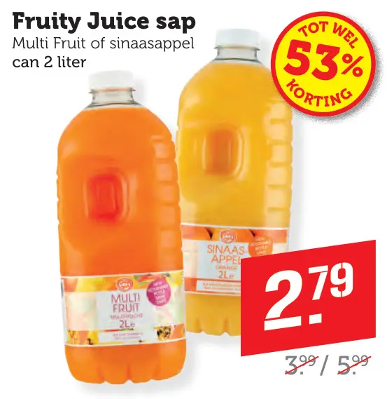 Aanbieding: Fruity Juice sap