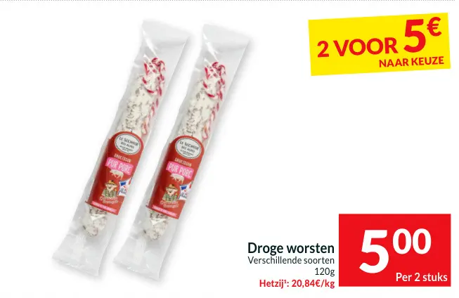 Promotie: Droge worsten