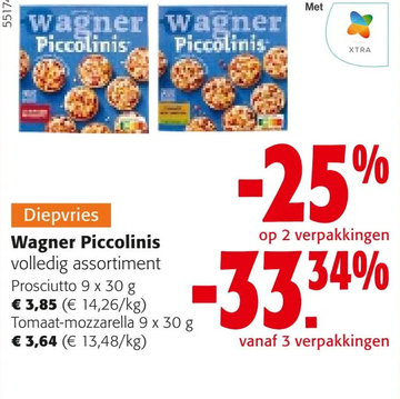 Aanbieding: Wagner Piccolinis