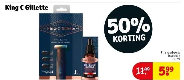 Aanbieding: King C Gillette