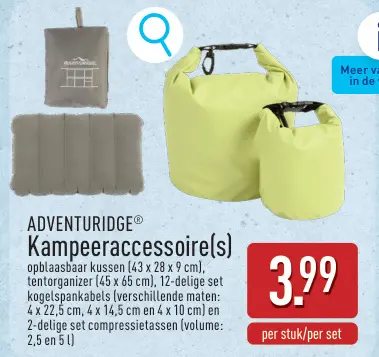 Promotie: Kampeeraccessoire(s)