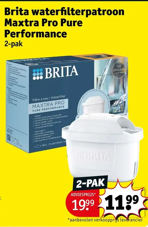 Promotie: Waterfilterpatroon Maxtra Pro Pure Performance