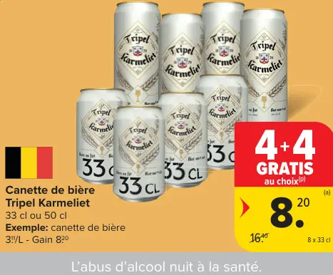 Offre: Canette de bière