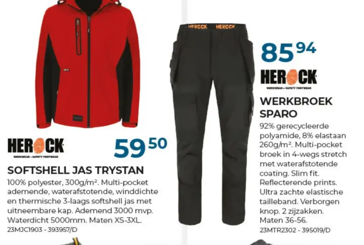 Promotie: Softshell jas trystan