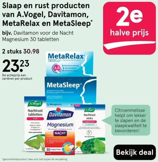 Aanbieding: Slaap en rust producten