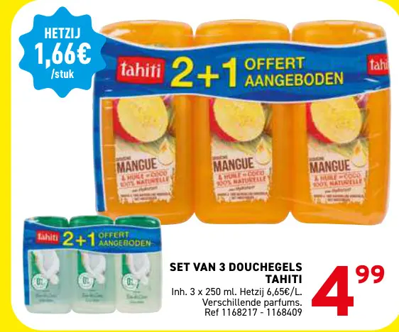 Promotie: Douchegels