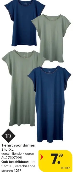 Promotie: T-shirt voor dames
