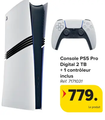Offre: Console PS5 Pro Digital
