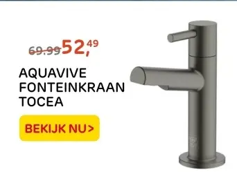 Aanbieding: AQUAVIVE FONTEINKRAAN TOCEA