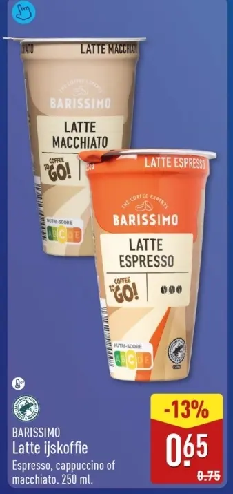 Aanbieding: Latte ijskoffie