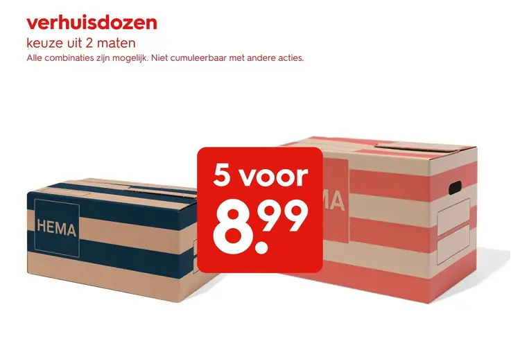 Promotie: Verhuisdozen