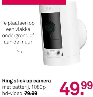 Aanbieding: stick up camera