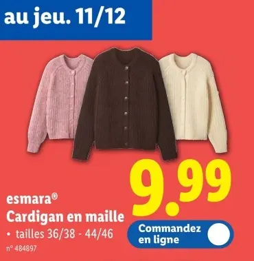 Offre: Cardigan en maille